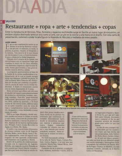 EGO - Restaurante Sala de Tendencias